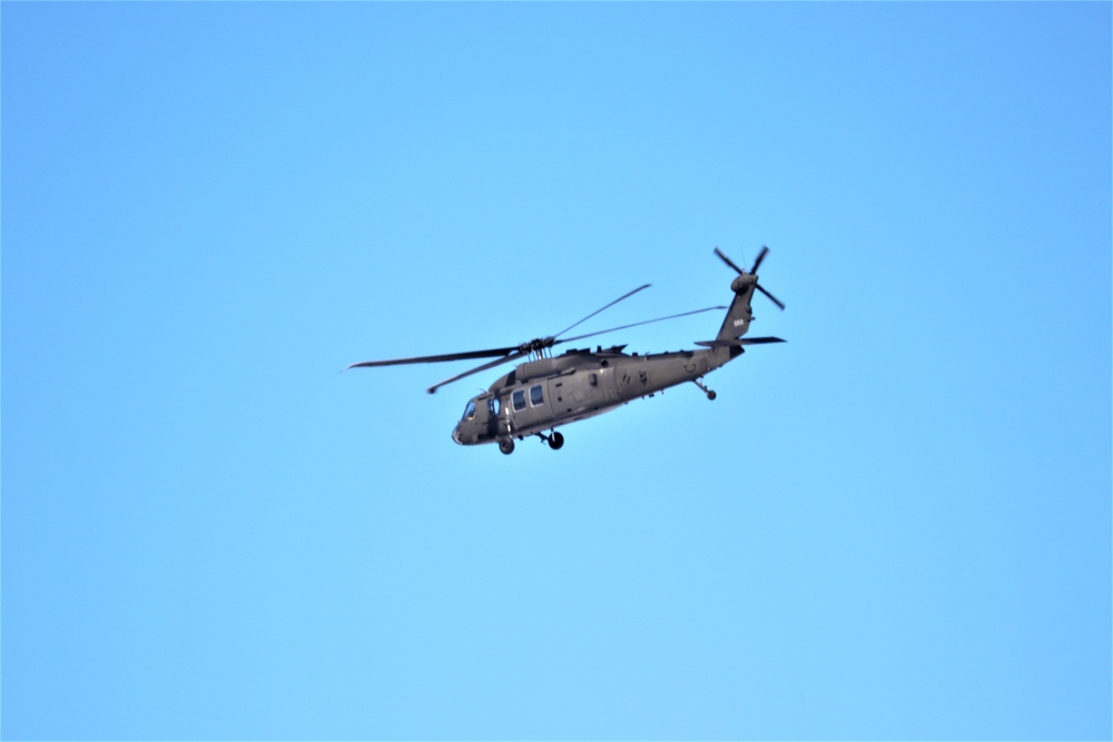 Wisconsin National Guard UH-60 Black Hawk operations at Fort McCoy