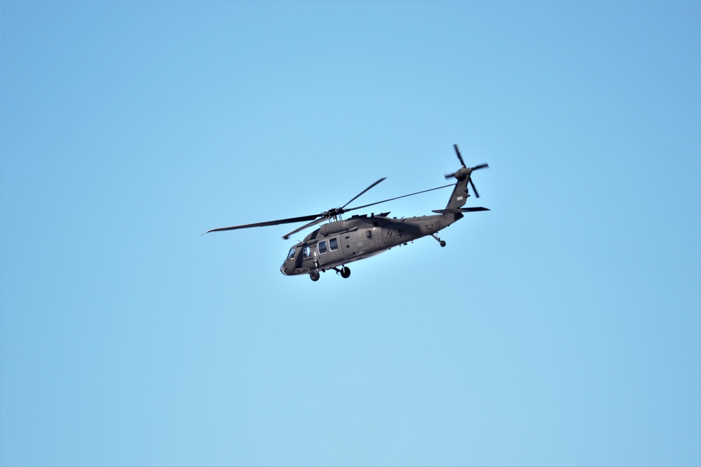 Wisconsin National Guard UH-60 Black Hawk operations at Fort McCoy