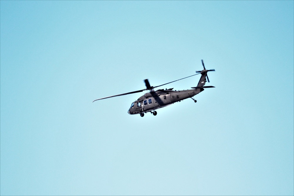 Wisconsin National Guard UH-60 Black Hawk operations at Fort McCoy