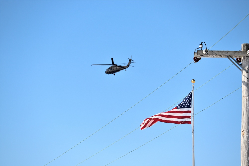 Wisconsin National Guard UH-60 Black Hawk operations at Fort McCoy