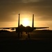 F-15E Strike Eagle at sunrise