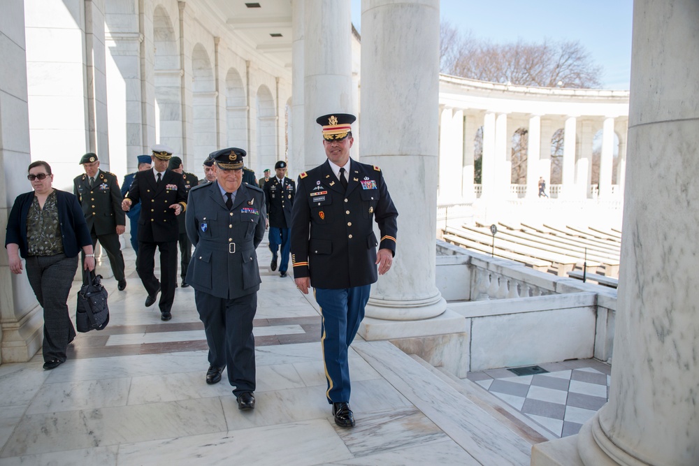Members of the NATO Military Committee Visit Arlington National Cemetery