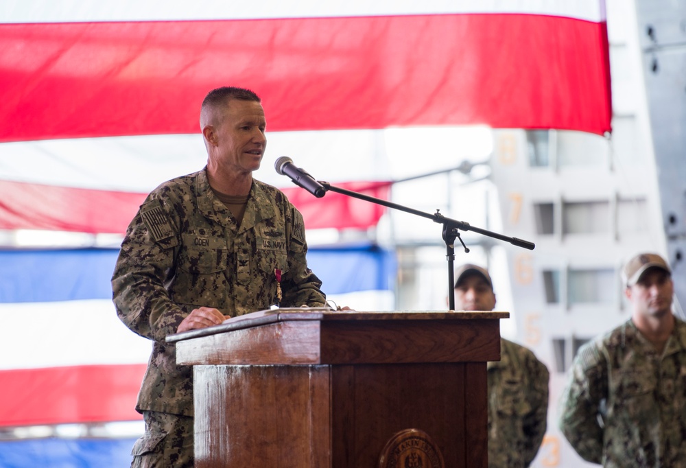 USS Makin Island Change of Command