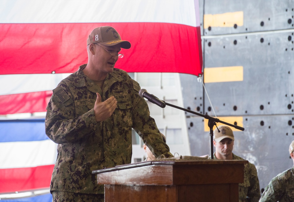 USS Makin Island Change of Command