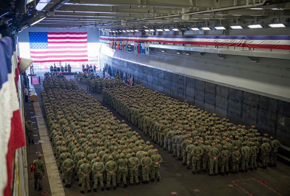 USS Makin Island Change of Command