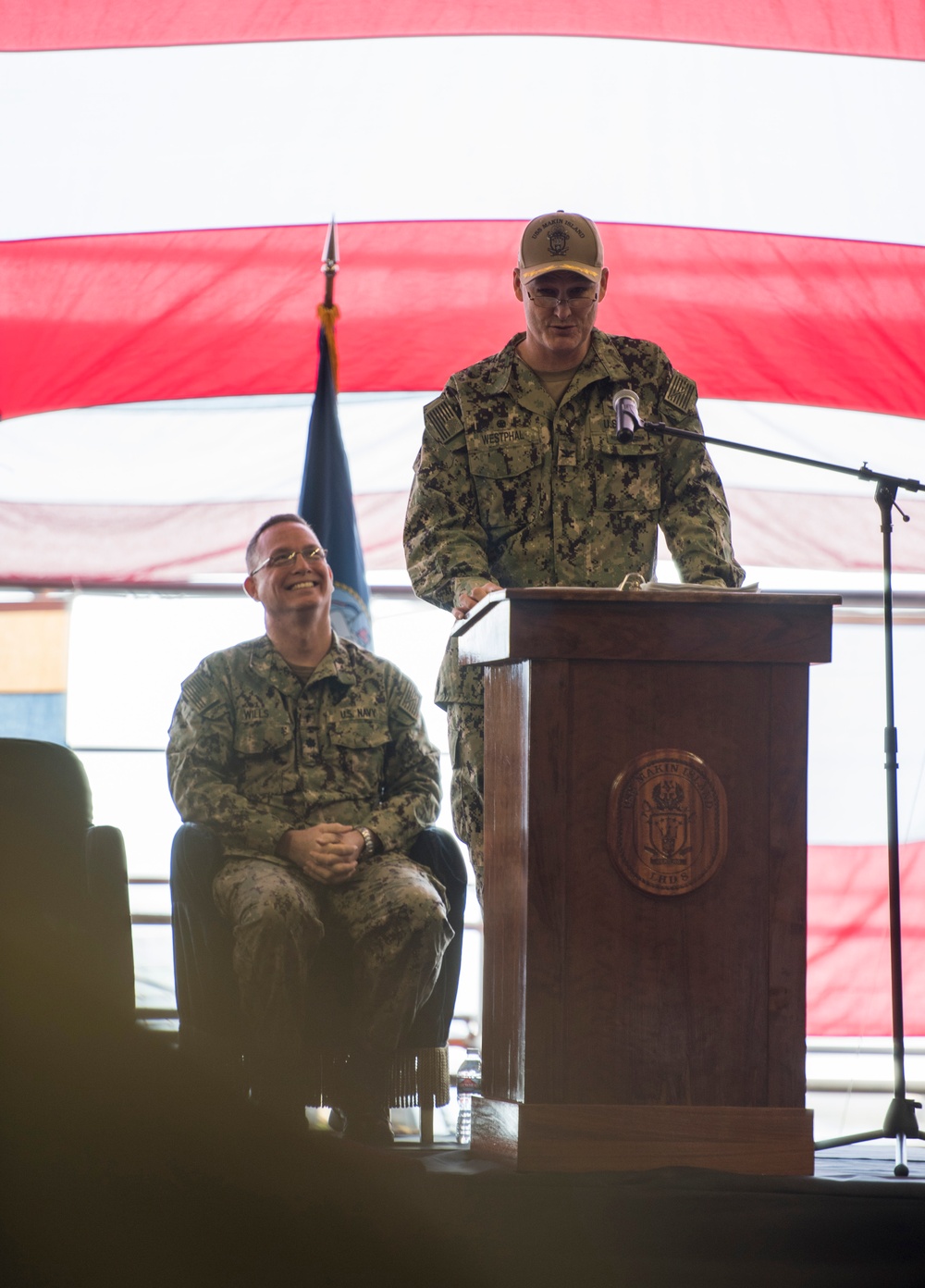 USS Makin Island Change of Command