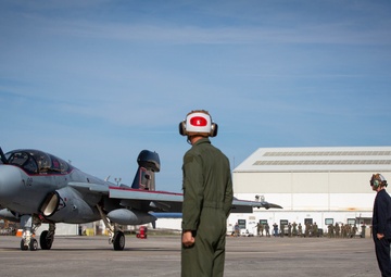 The last flight of the Prowler