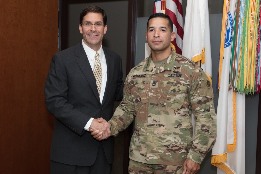 Secretary of the Army Visits Massachusetts National Guard