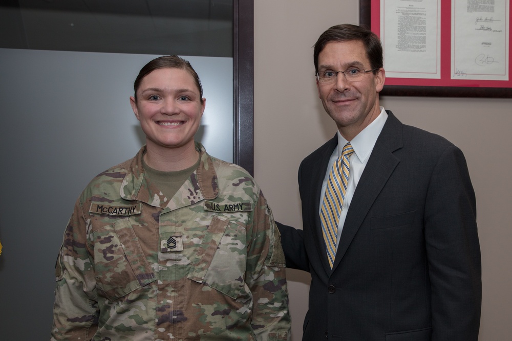 Secretary of the Army Visits Massachusetts National Guard