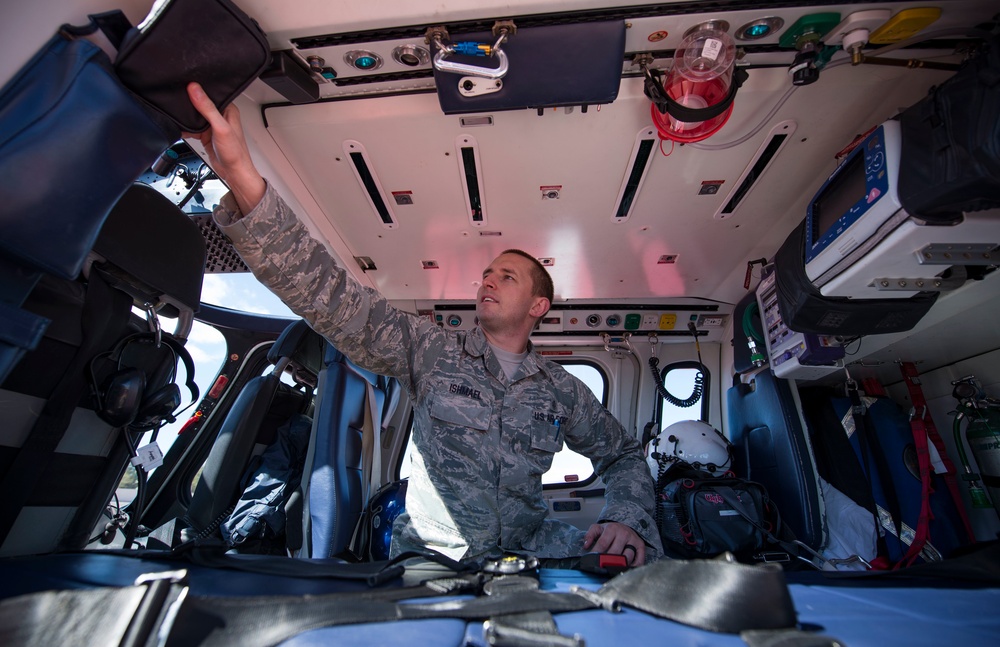 99th MDG participates in Mercy Air Life Flight exercise
