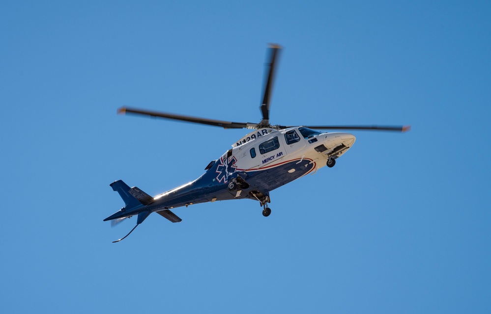 99th MDG participates in Mercy Air Life Flight exercise