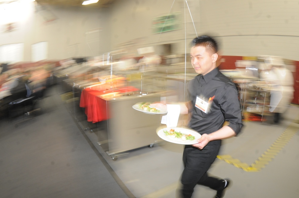 Culinary skills put to the test during mobile kitchen event