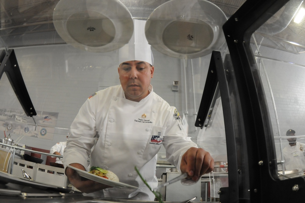 Culinary skills put to the test during mobile kitchen event