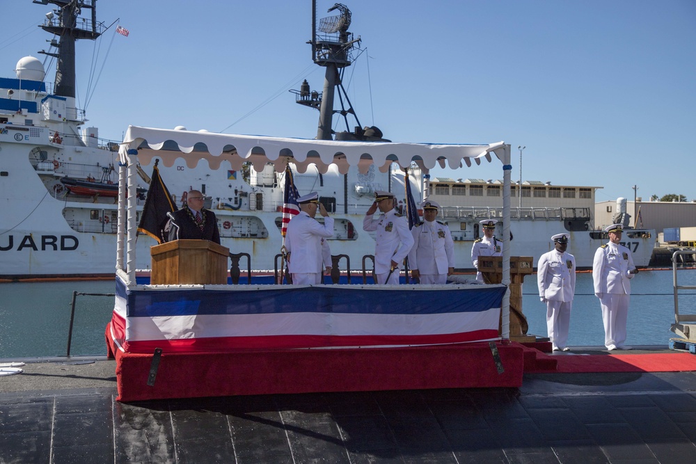 USS Charlotte (SSN 766) Holds Change of Command Ceremony