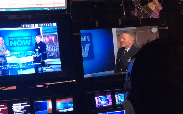 USS Pittsburgh Visits Namesake City