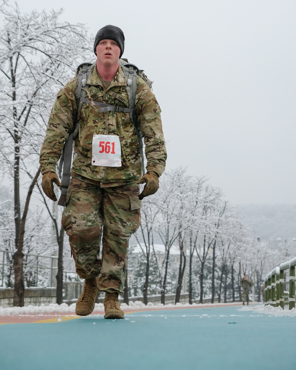 Camp Casey Soldiers Conduct the 2019 Bataan Death March Memorial Race