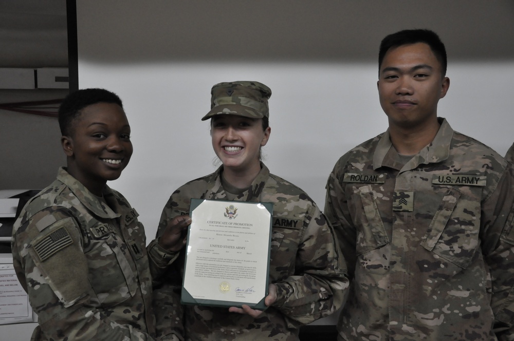 Spc. Brown Promotion