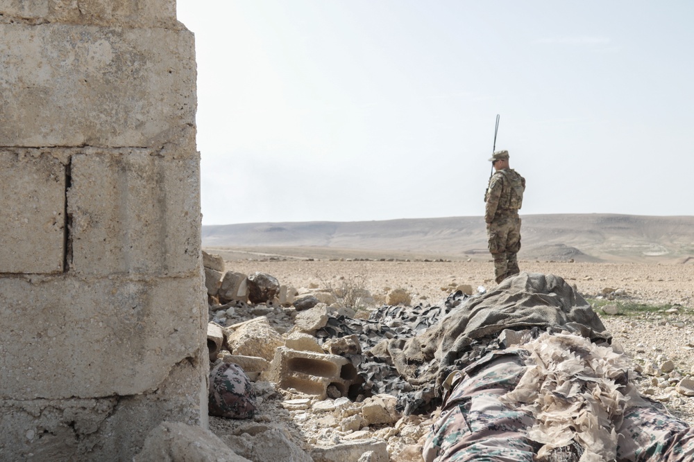 Jordan Armed Forces and U.S. Army Train Snipers and Spotters
