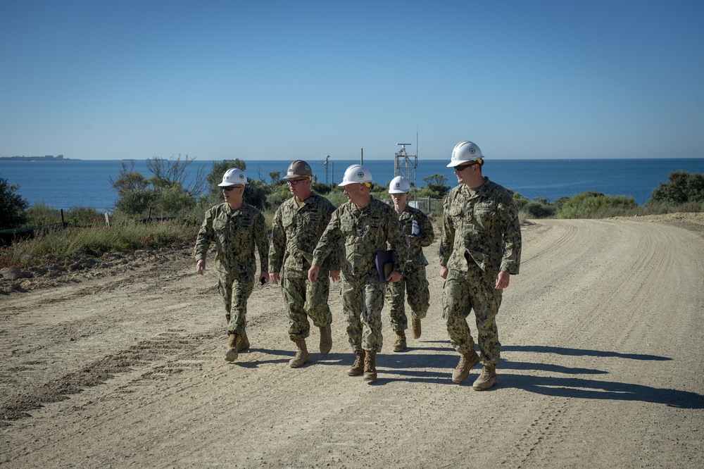 Rear Adm. John Korka visits NMCB 133