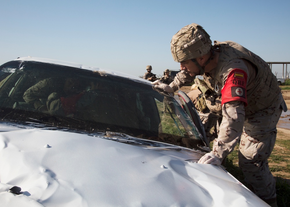Wreckage rescue training