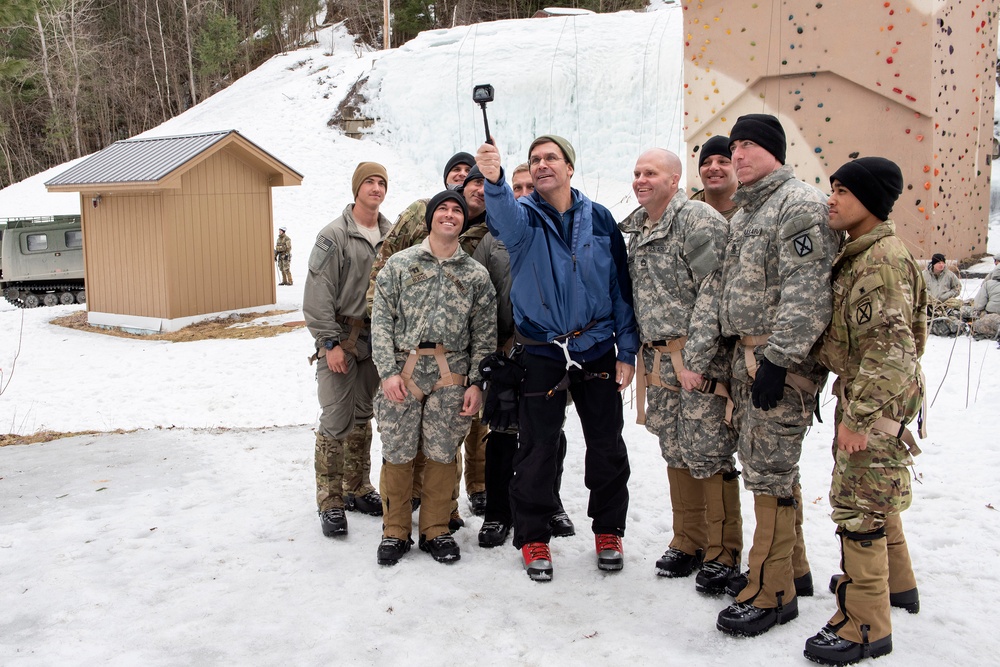 Secretary of the Army visits Army Mountain Warfare School