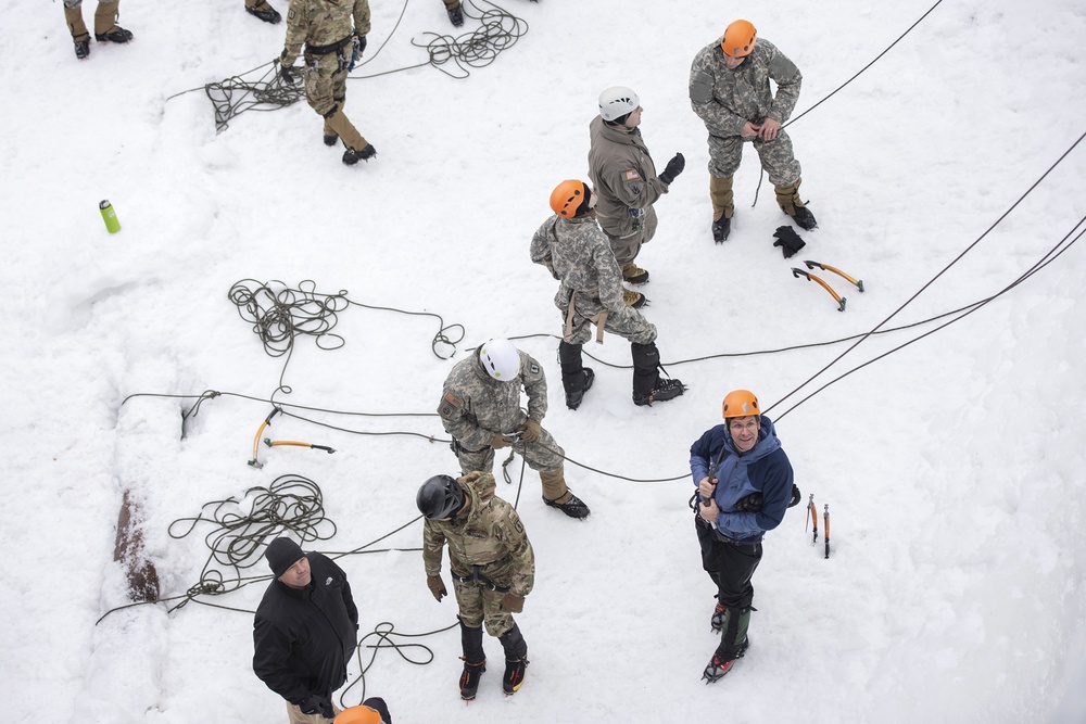 Secretary of the Army visits Army Mountain Warfare School