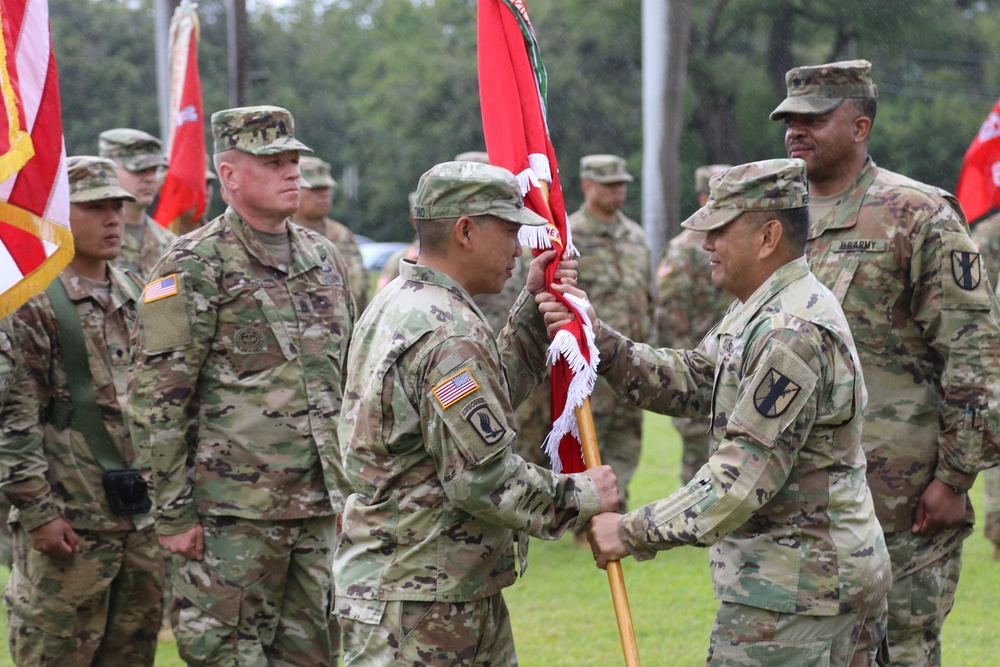 Tolentino assumes command of 411th Engineer Battalion