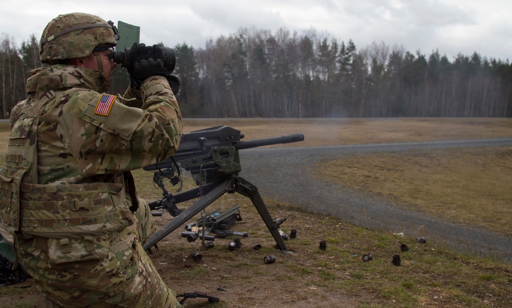 Scouts qualify with heavy weapons