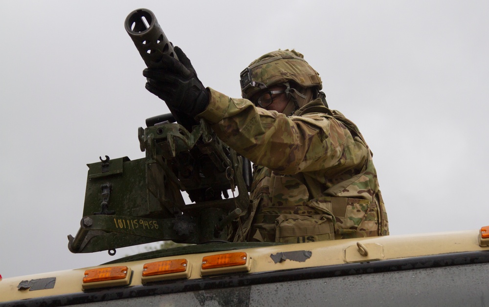 Scouts qualify with heavy weapons