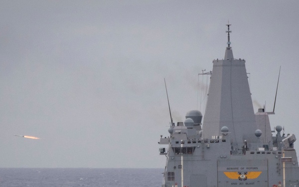 USS Green Bay Missile Exercise