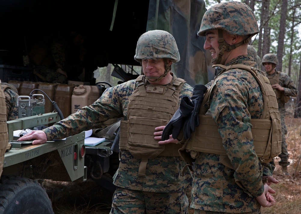 4th Marine Division Commanding General Visit