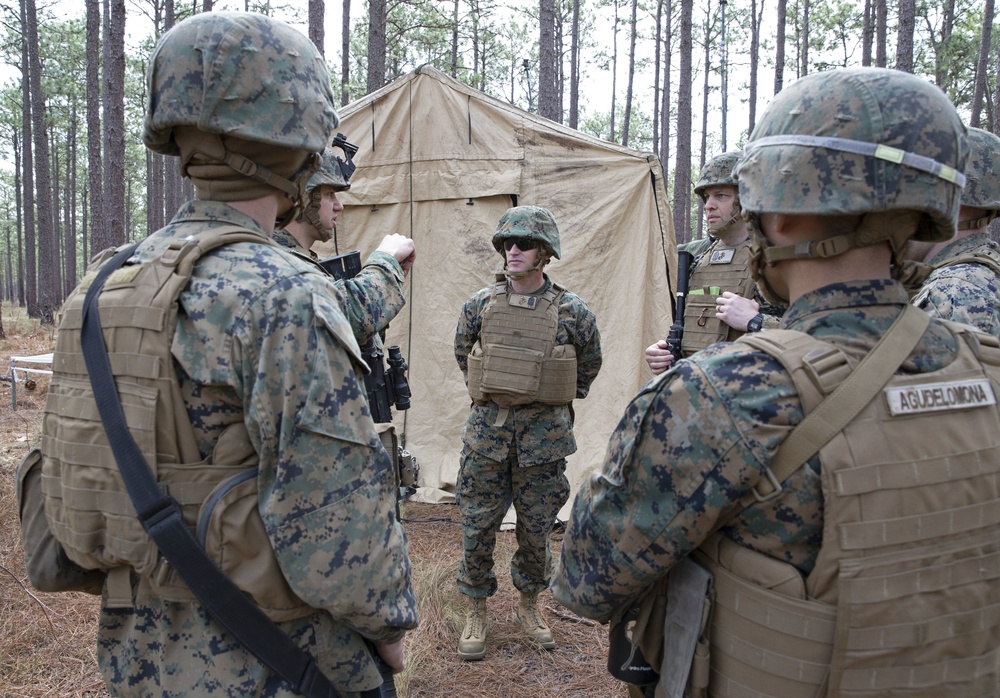 4th Marine Division Commanding General Visit