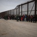 El Paso Border Patrol agents intercept a large group of migrants