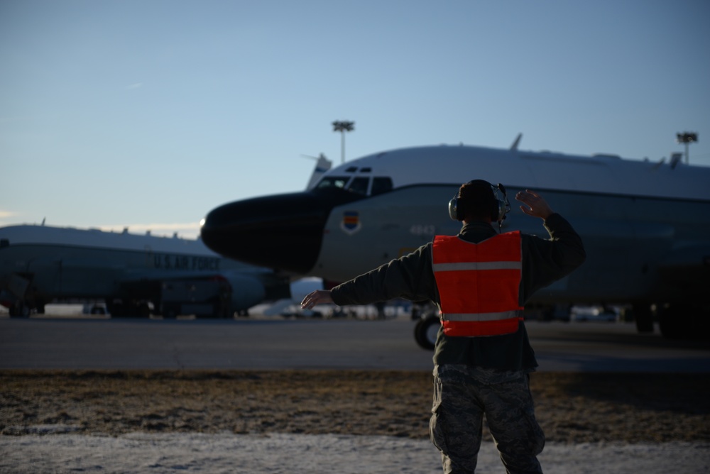 Team Offutt battles flood waters