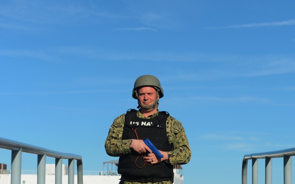 USS Billings (LCS 15) Anti-Terrorism and Force Protection Drills