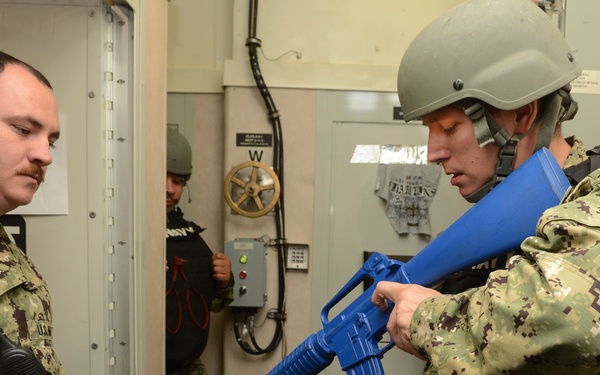USS Billings (LCS 15) Anti-Terrorism and Force Protection Drills