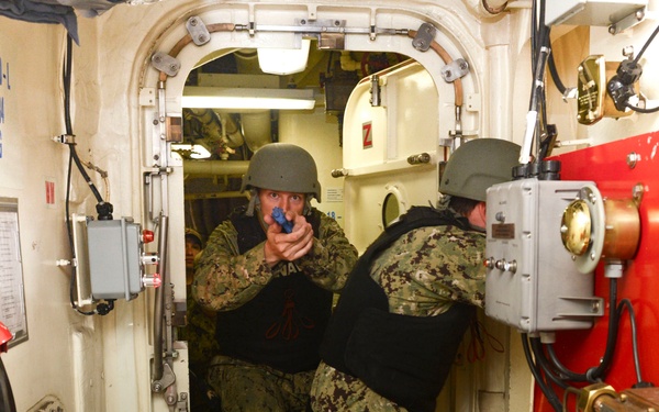 USS Billings (LCS 15) Anti-Terrorism and Force Protection Drills