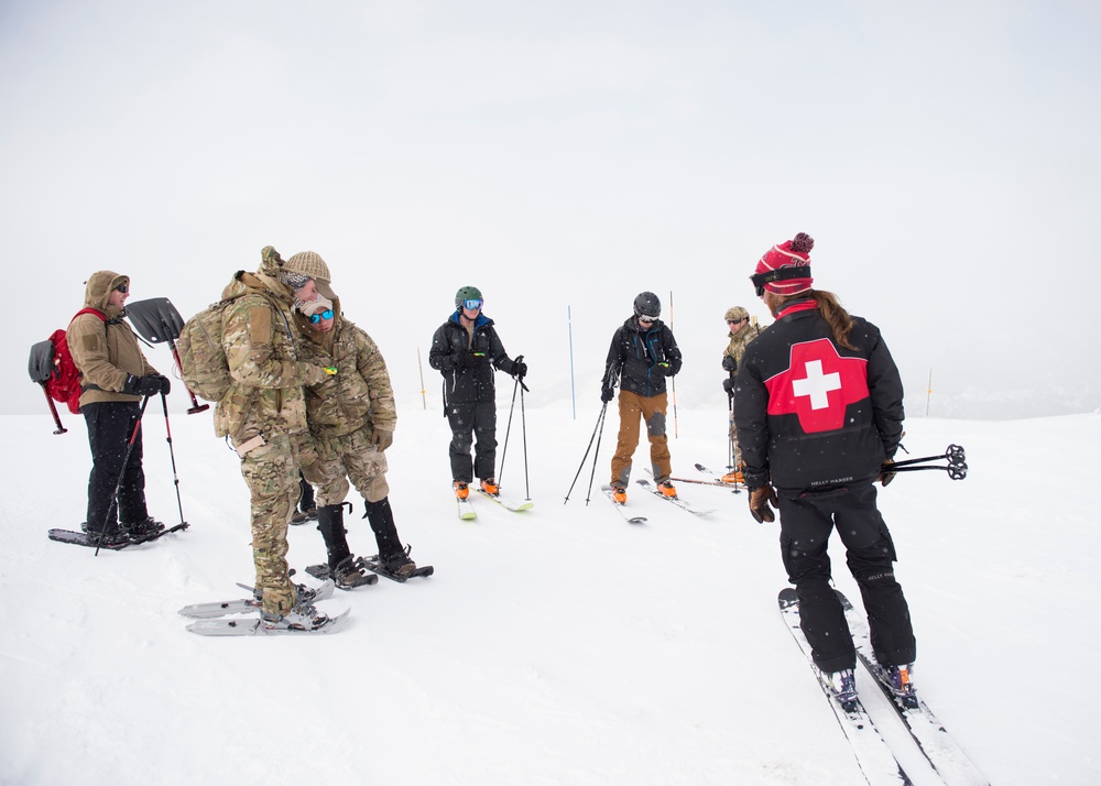 IDANG members participate in avalanche search and rescue training