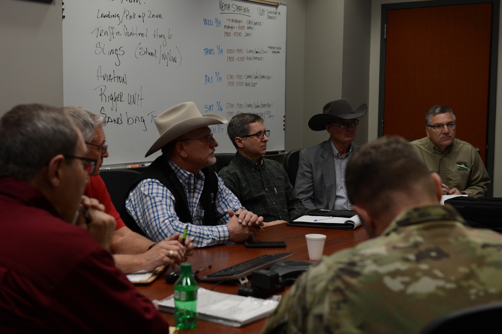 Nebraska Emergency Management Agency Leadership meets with Nebraska Cattleman