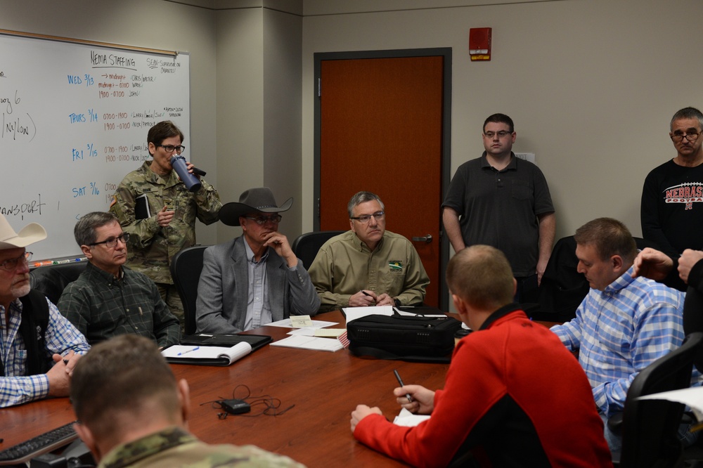 Nebraska Emergency Management Agency Leadership meets with Nebraska Cattleman