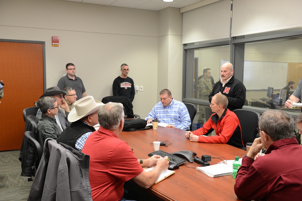 Nebraska Emergency Management Agency Leadership meets with Nebraska Cattleman