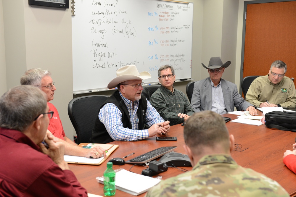 Nebraska Emergency Management Agency Leadership meets with Nebraska Cattleman