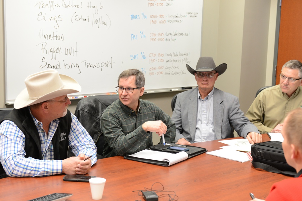 Nebraska Emergency Management Agency Leadership meets with Nebraska Cattleman