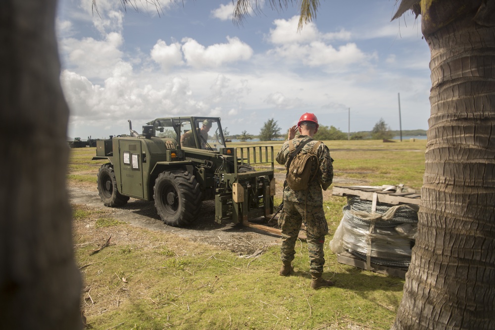 CLB-31 Marines hone combat support capablities during Guam training