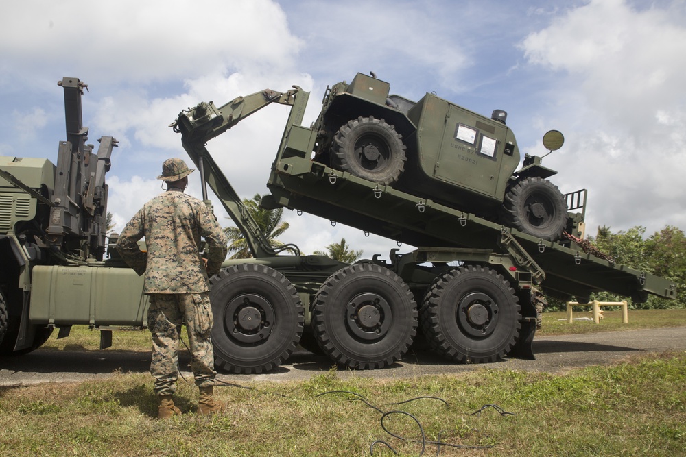 CLB-31 Marines hone combat support capabilities during Guam training