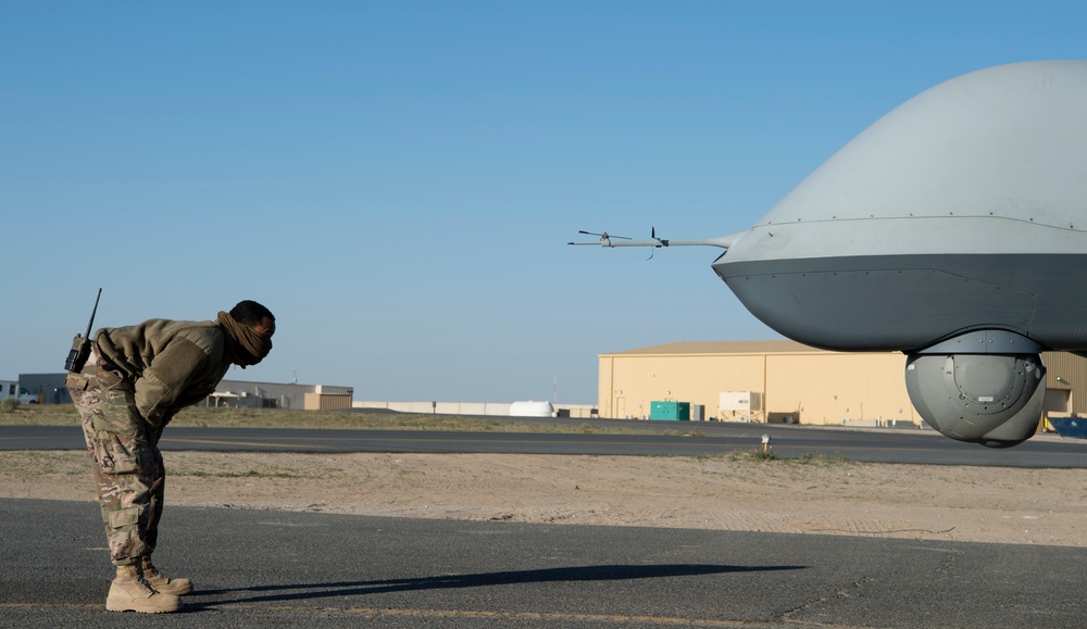 386th EAMXS, 46th EATKS launch MQ-9 Reaper