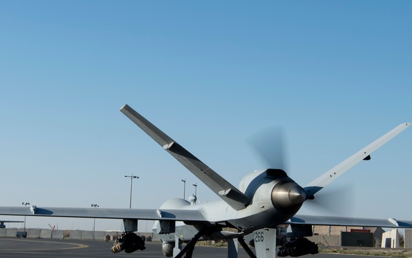 386th EAMXS, 46th EATKS launch MQ-9 Reaper