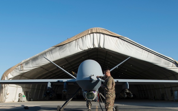 386th EAMXS, 46th EATKS launch MQ-9 Reaper