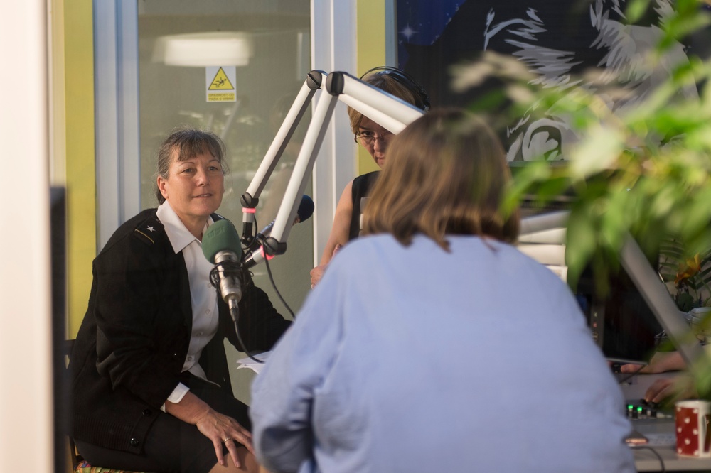 Interview with local radio station