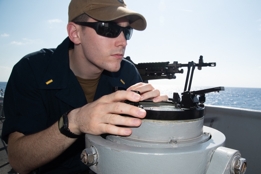 USS Chief conducts replenishment at sea